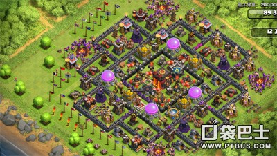 部落战争(Clash of Clans)COC十本阵型详解