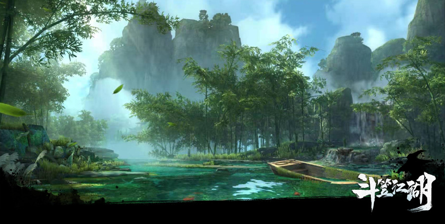 图1 竹林中疾行穿梭，切身演绎港式武侠.jpg