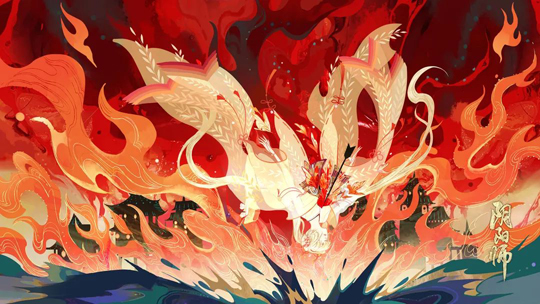 沐火翩舞 《阴阳师》手游全新SSR不知火绘卷抢鲜看