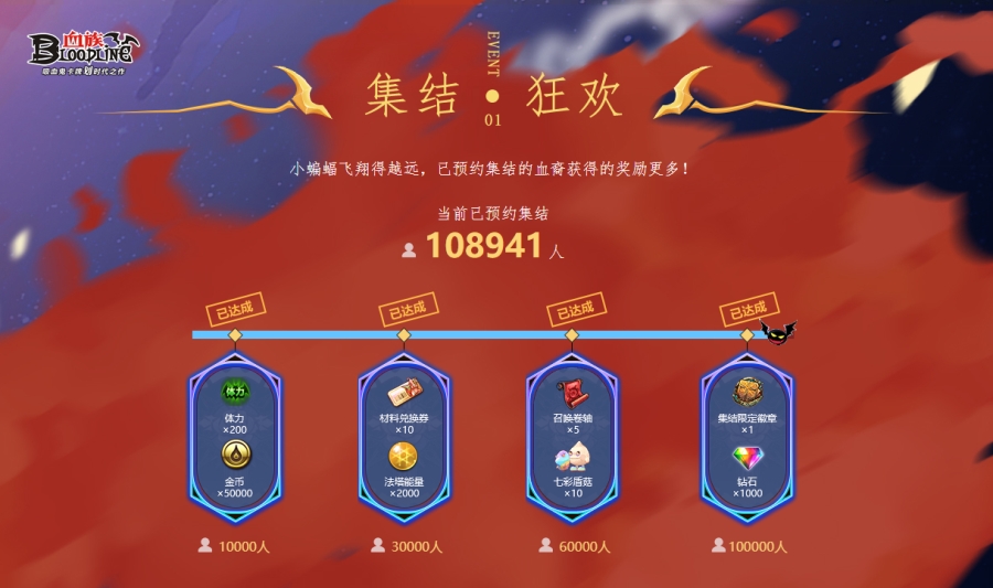 千钻福利全民享 《血族》3.0全新资料片单区测试今日开启
