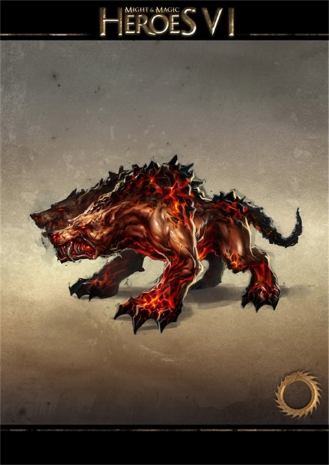 地域的使者 手游《魔法门之英雄无敌：王朝》地狱犬形象曝光