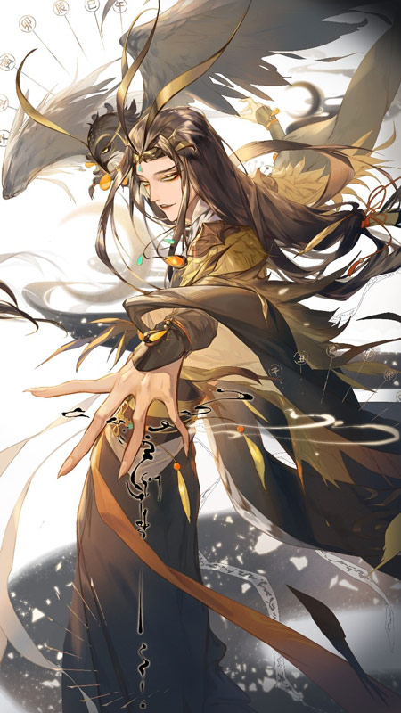 一笑倾城 《神都夜行录》强力妖灵大司命同人画赏析