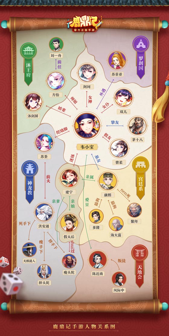 力求还原金庸原著 《鹿鼎记》手游五大势力震撼首曝
