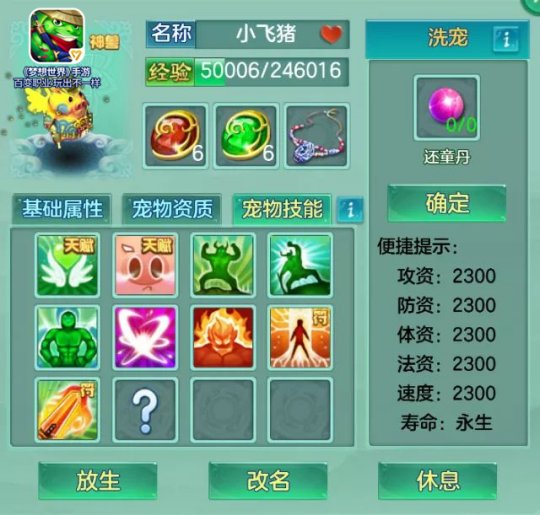 《梦想世界》手游全新内容正式开启 神奇宠物大曝光