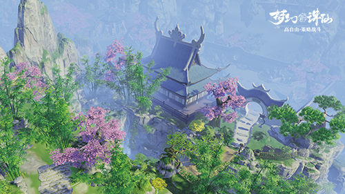 细节处还原仙侠场景《梦幻新诛仙》青云山内部景致曝光