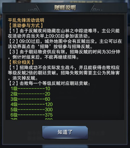镇压反贼之乱 《三国群英传-霸王之业》平乱先锋活动揭秘