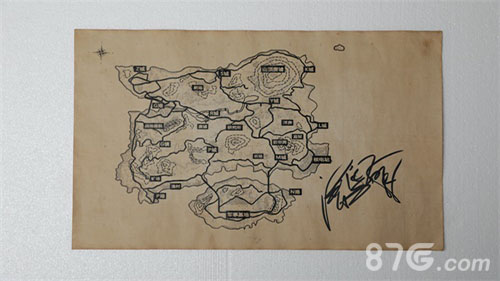 和平精英潘粤明签名海岛图