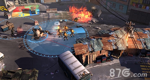 正义集结作战场面