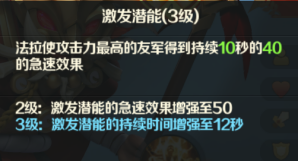 技能【激发潜能】