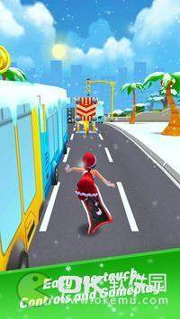 圣诞公主跑步冲浪图2